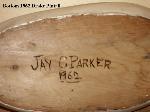 Named Carved on Bottom of Decoy